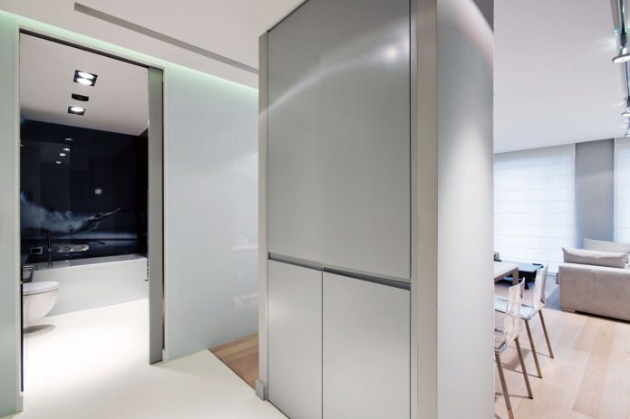 apartment design in light colors