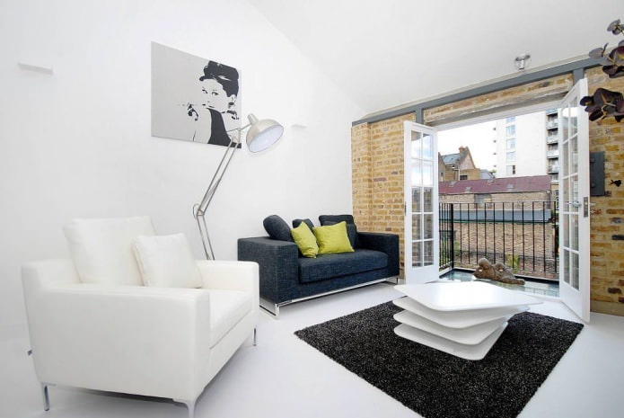 Brick in the living room