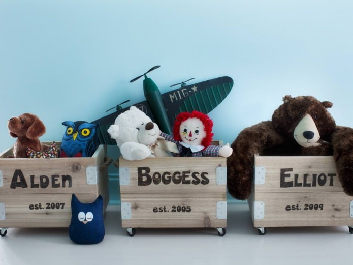 wooden boxes on wheels for storing toys in the children's room wooden boxes on wheels for storing toys in the children's room