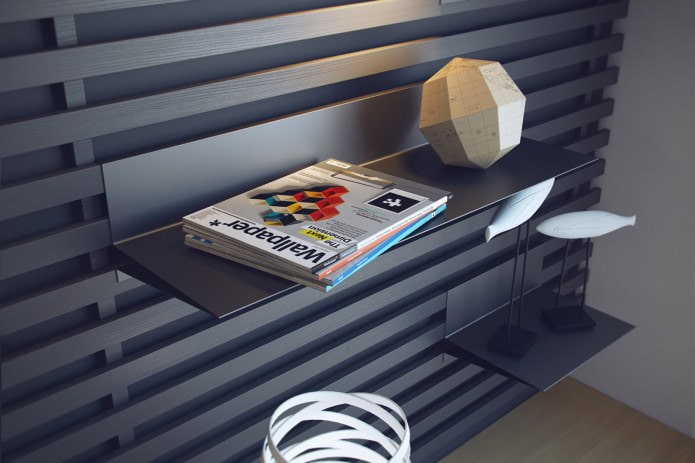 shelves in the design of the youth room shelves in the design of the youth room