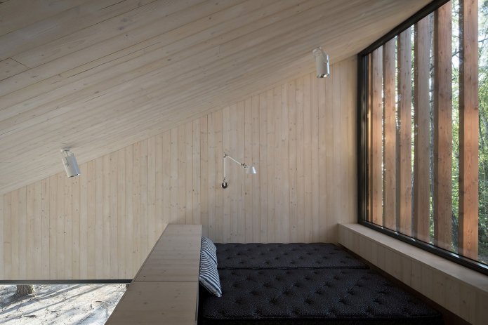 bedroom on the second level