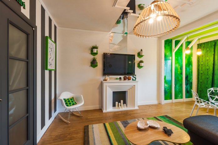 false fireplace in the interior false fireplace in the interior