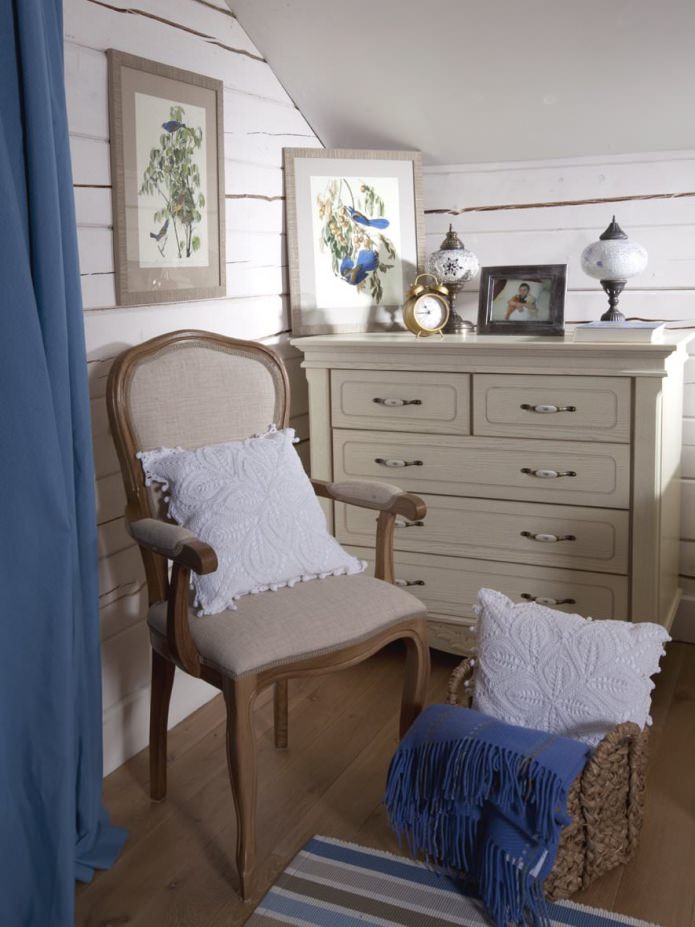 interior design of the house in the style of provence