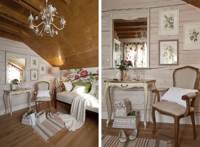 Provence style house interior