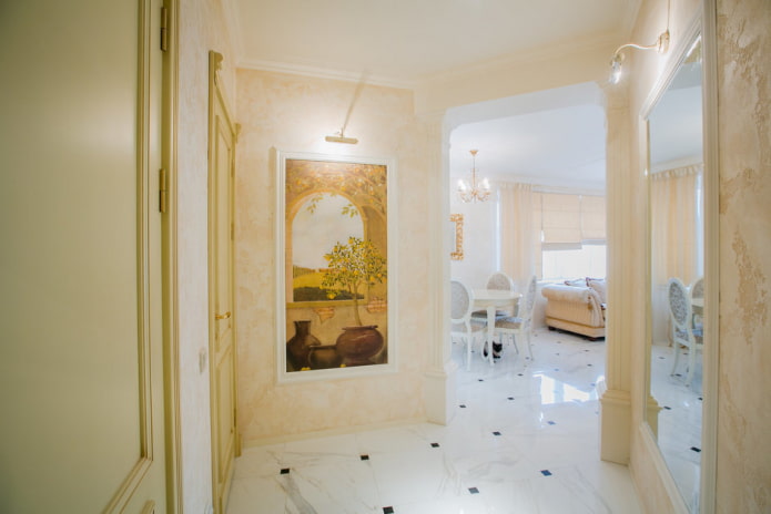 classic hallway interior