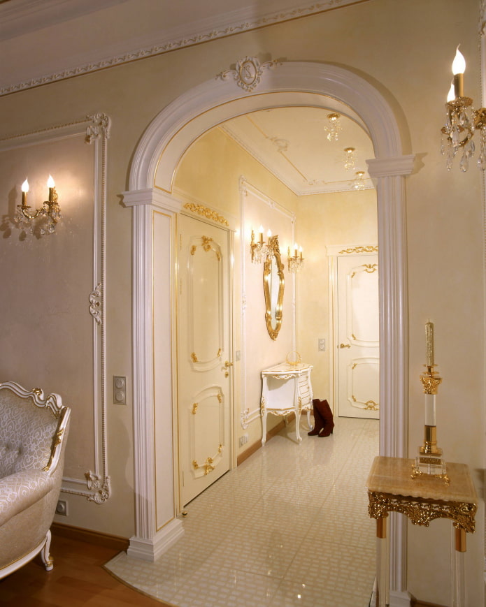 doorway in classic style