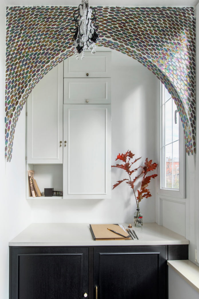 arch decorated with mosaics