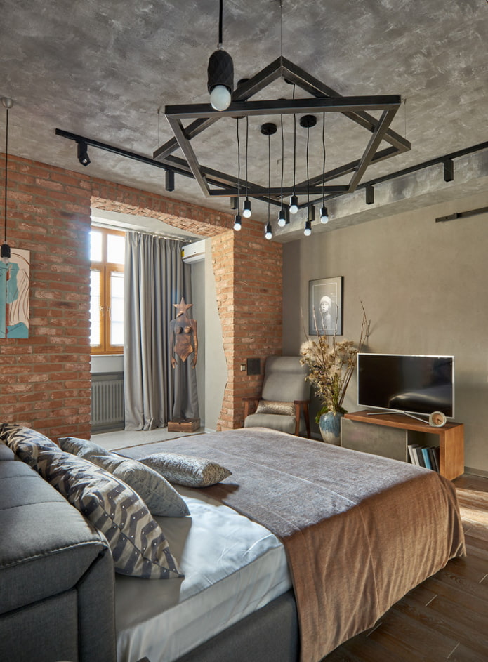 loft in the bedroom