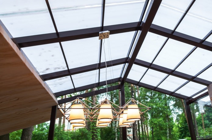 roof terrace design in a private house