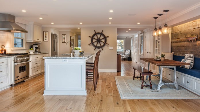 nautical style kitchen