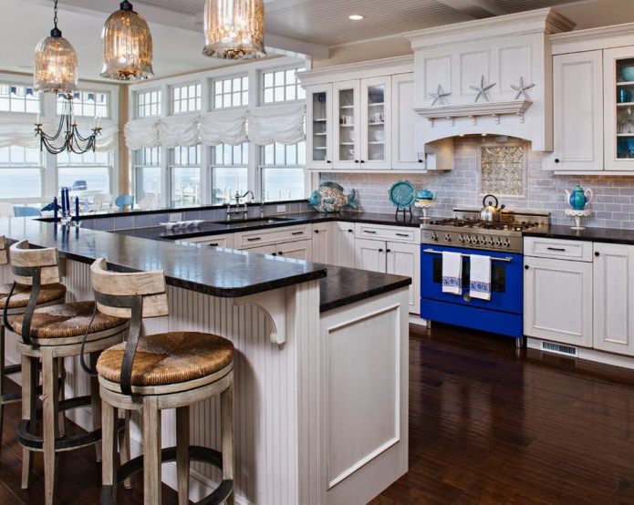 nautical style kitchen