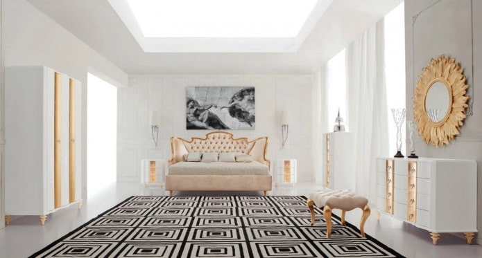 Art deco bedroom design