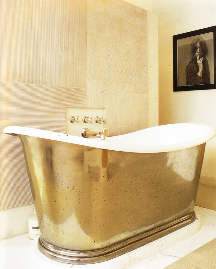 golden bath