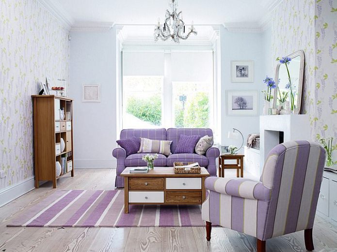 living room design in lilac colors living room design in lilac colors