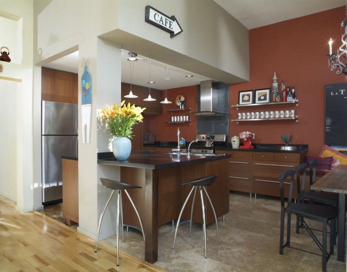 cafe style kitchen design