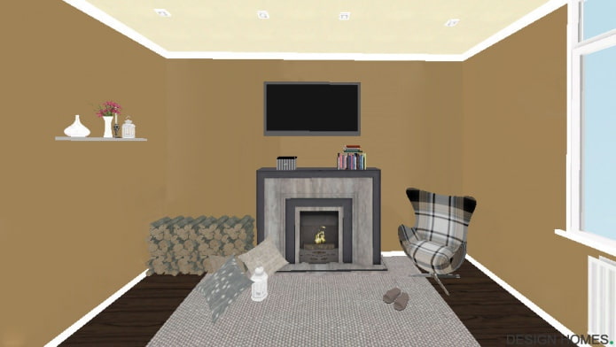 gradient combination of colors of walls, floor and ceiling gradient combination of wall, floor and ceiling colors