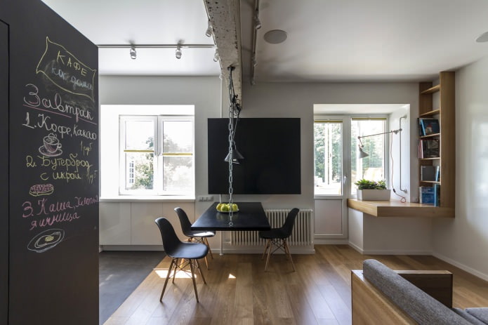 design of a three-room apartment 80 sq. m. design of a three-room apartment 80 sq. m.