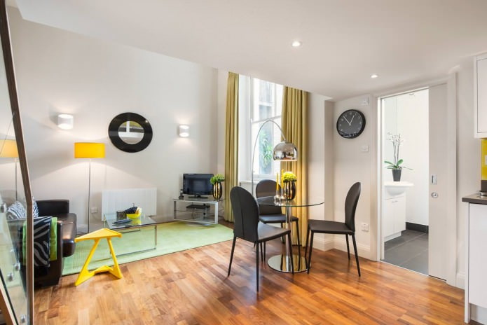 two-level studio design