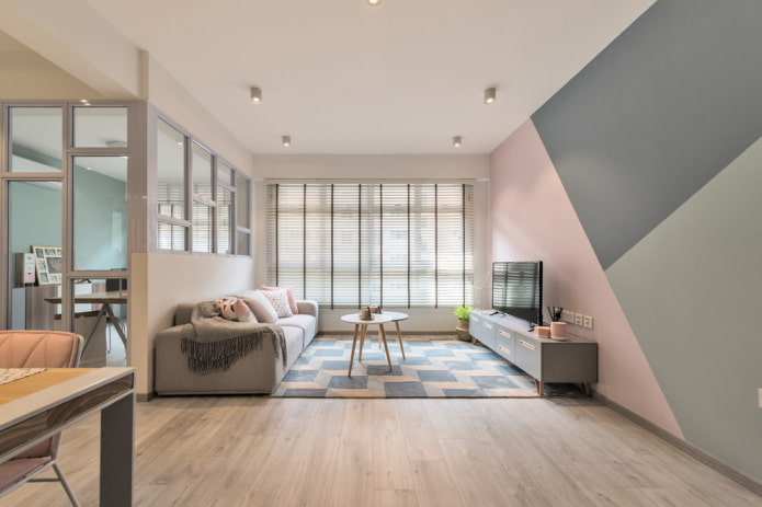 living room in pastel colors living room in pastel colors