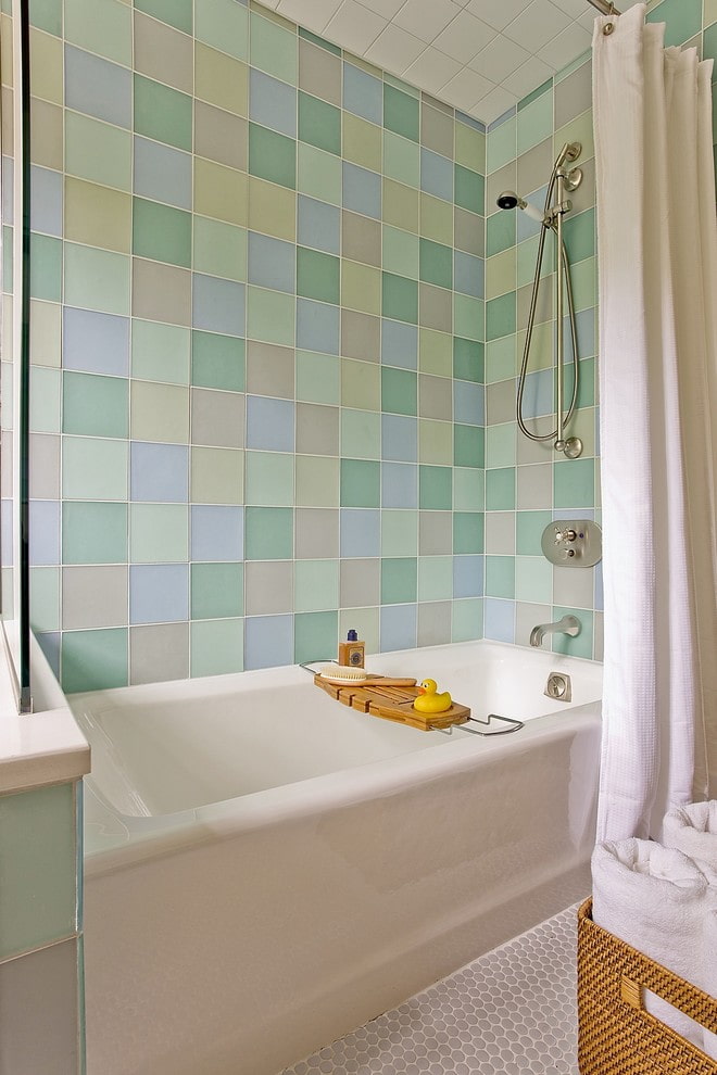 tiles in pastel colors tiles in pastel colors