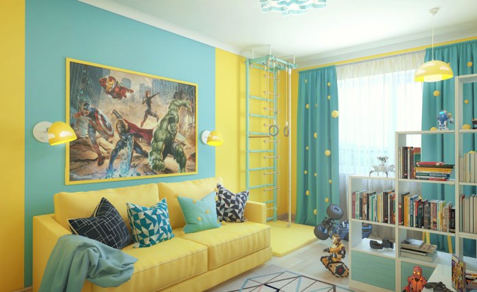 yellow children's room