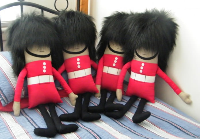 toys in the children's room in the English style