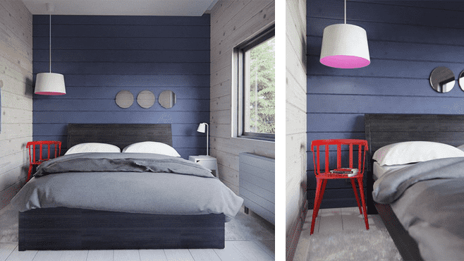 Modern pendant lights in the interior Modern pendant lights in the interior