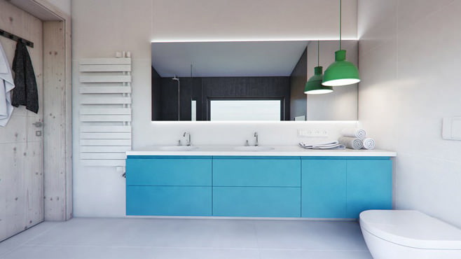 Modern pendant lights in the interior Modern pendant lights in the interior