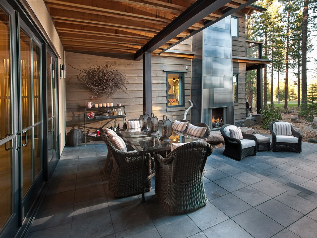 interior of a country cottage