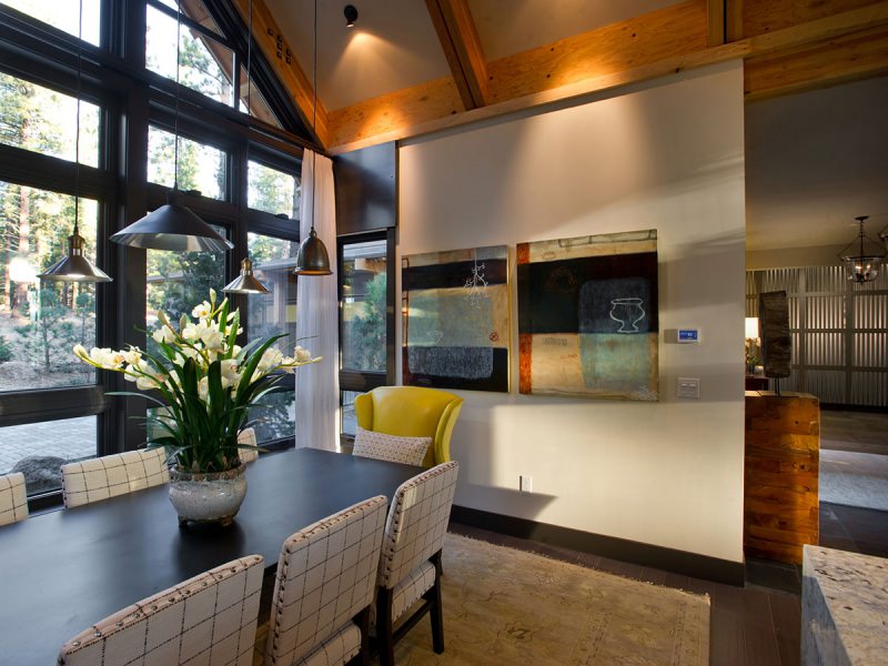 interior of a country cottage