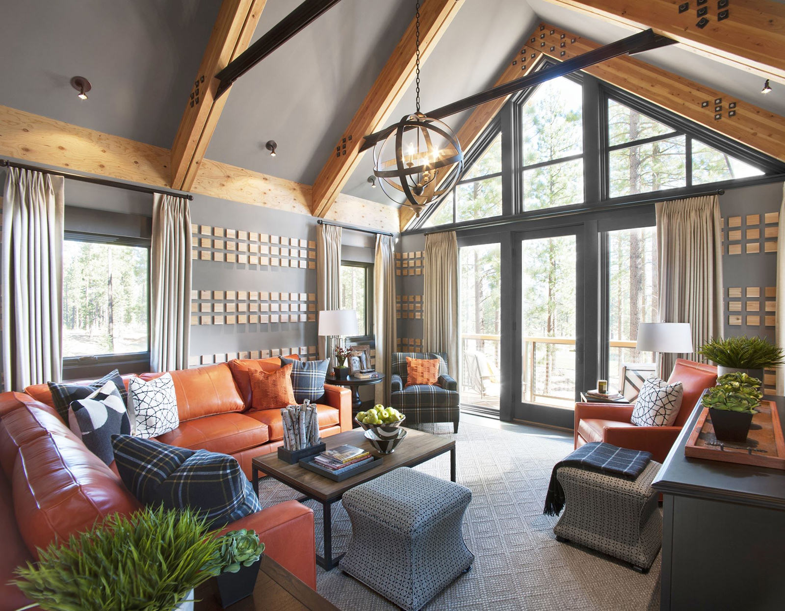 interior of a country cottage