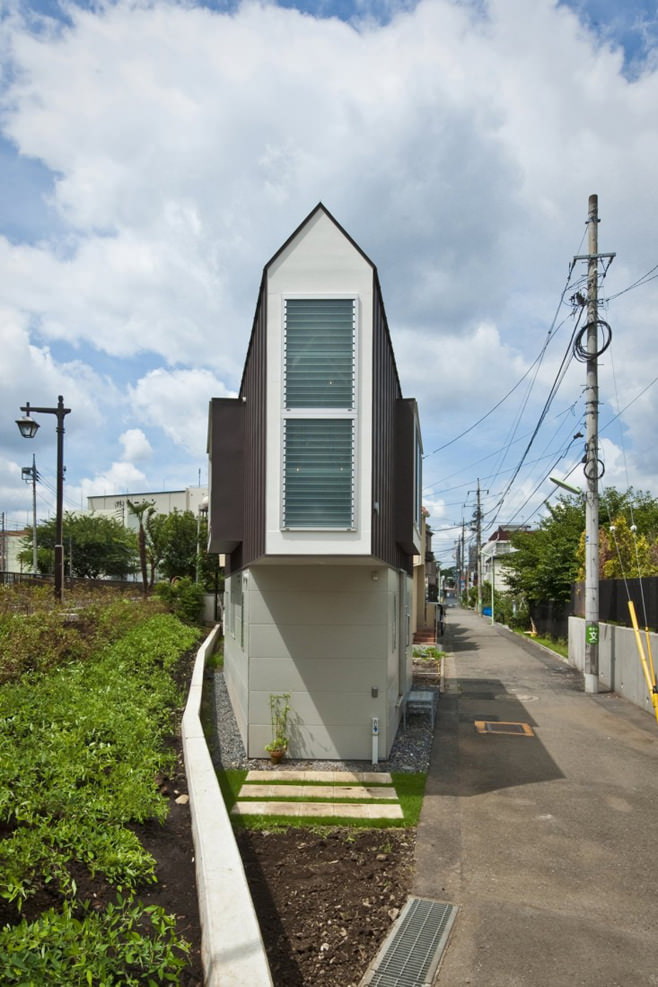 two-story narrow house