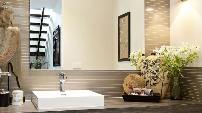 mirror in the bathroom mirror in the bathroom