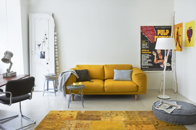 yellow in the living room yellow in the living room