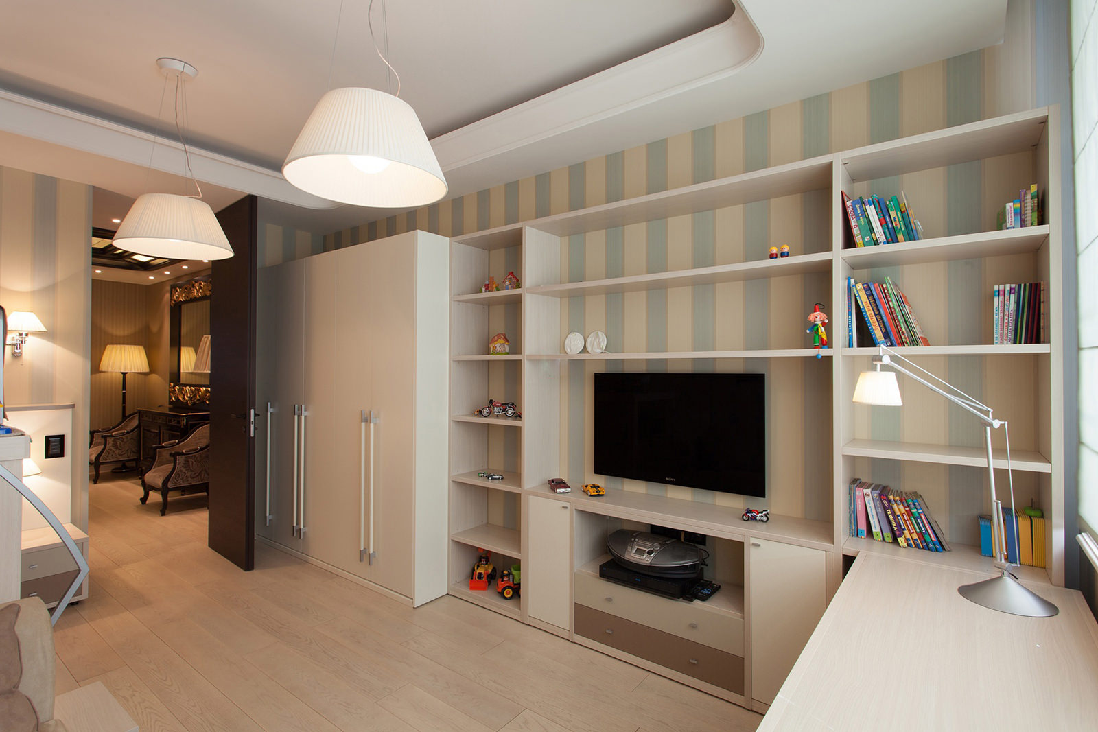 how to visually increase the height of the ceiling