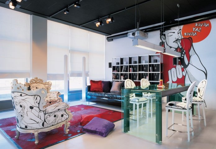 extravagant living room