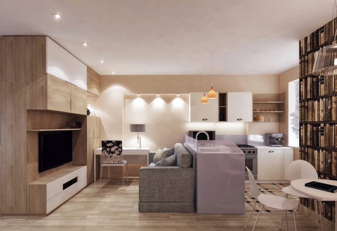 the interior of the study in the living room the interior of the study in the living room