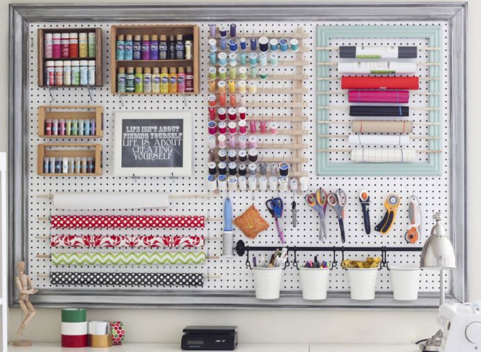 organizer at the workplace of the needlewoman organizer at the workplace of the needlewoman