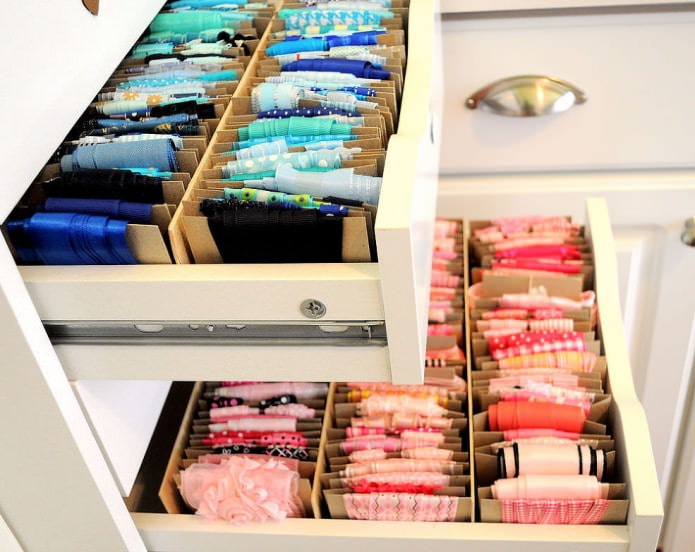 drawers at the workplace of the needlewoman drawers at the workplace of the needlewoman