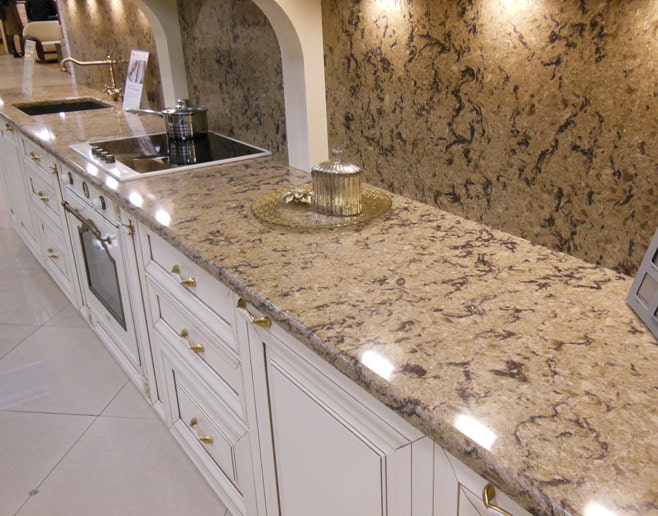 artificial stone kitchen apron