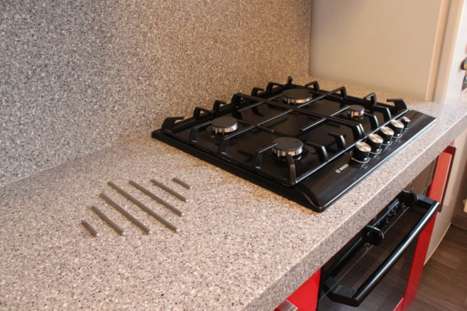 artificial stone kitchen apron