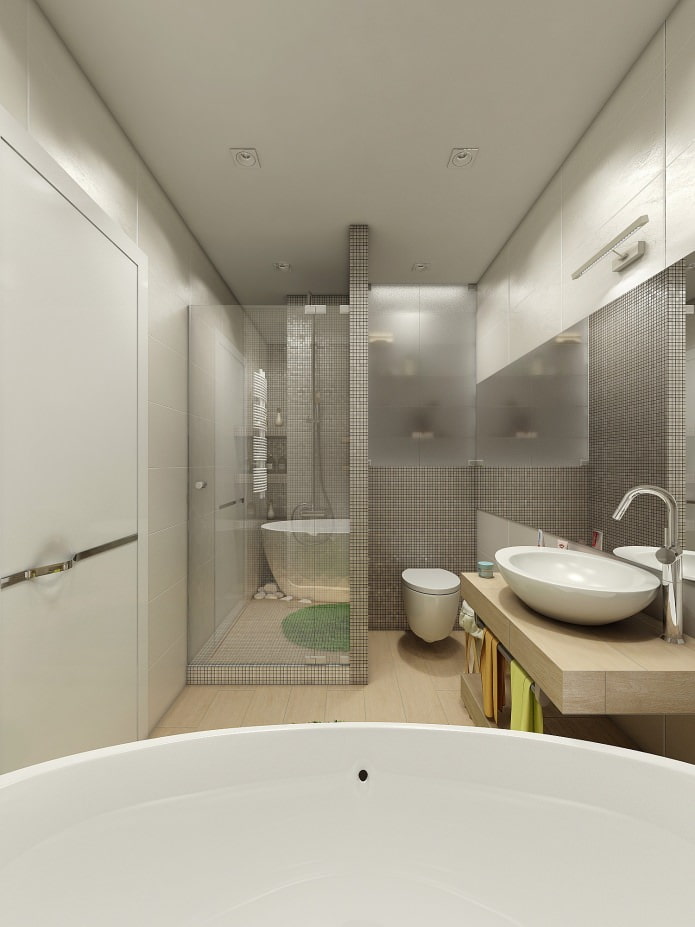 bathroom in apartment design 80 sq. m. bathroom in apartment design 80 sq. m.