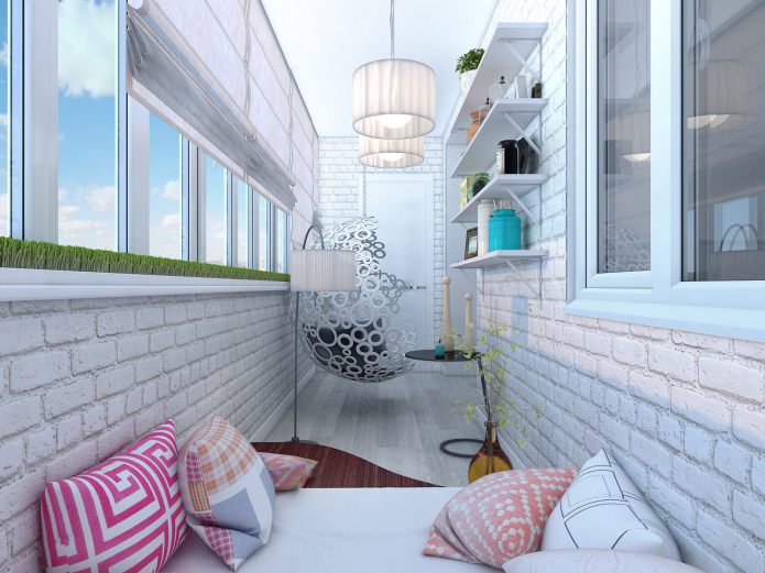 balcony in the design of a 3-room apartment balcony in the design of a 3-room apartment