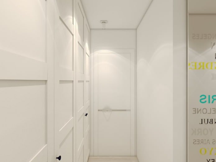 corridor in the design of the apartment is 80 sq. m. corridor in the design of the apartment is 80 sq. m.