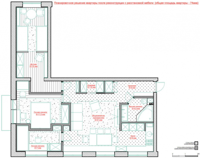 the layout of the apartment is 72 sq. m. the layout of the apartment is 72 sq. m.