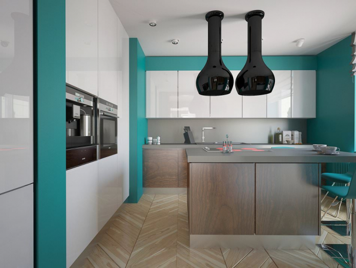 black pendant lights