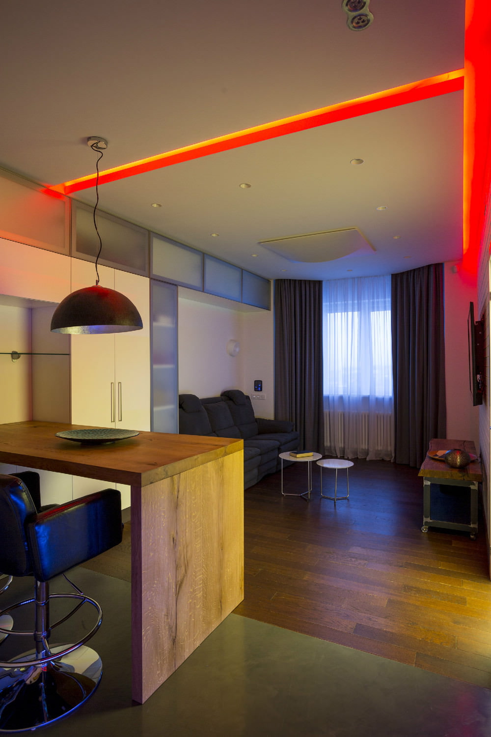 Lighting in the design of a two-room apartment of 43 sq. m. Lighting in the design of a two-room apartment of 43 sq. m.