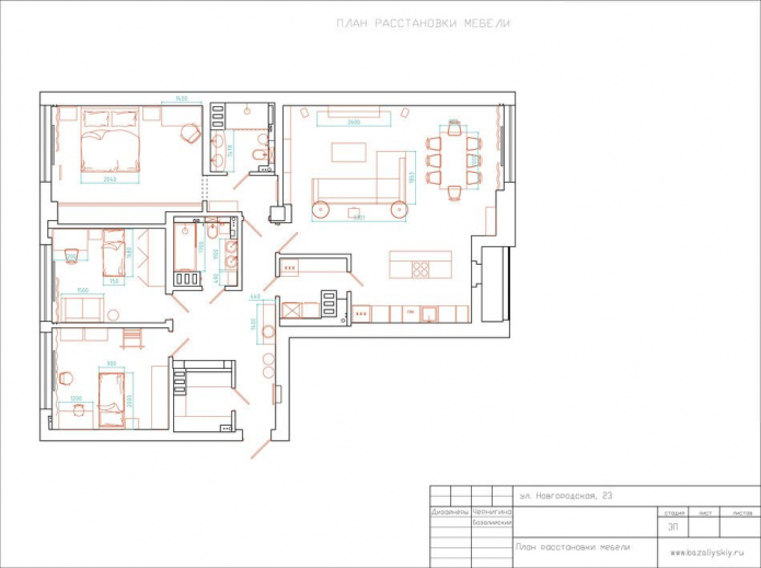 apartment plan 145 sq. m. apartment plan 145 sq. m.