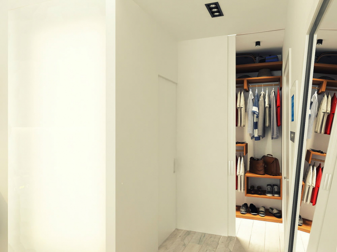 entrance hall in the design project of the studio 29 sq. m. entrance hall in the design project of the studio 29 sq. m.