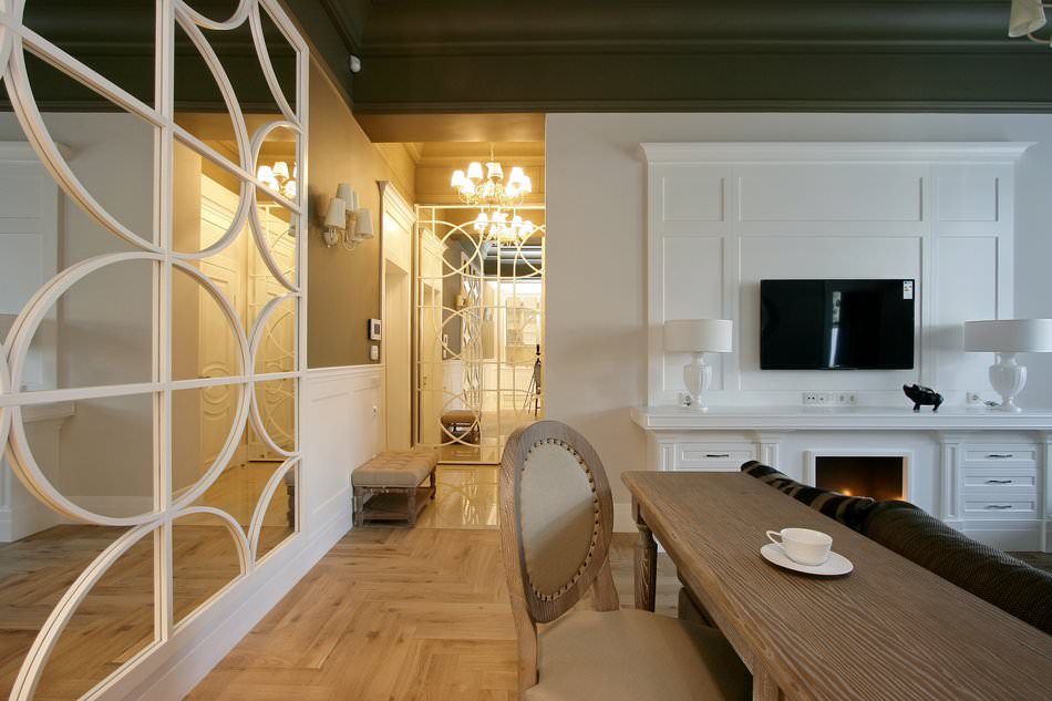 Apartment design 56 sq. m. in the style of modern classics